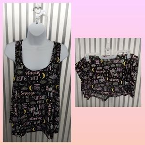 Joyspun women’s 2Pc. Pajama Set, Tank & Shorts Size 2x